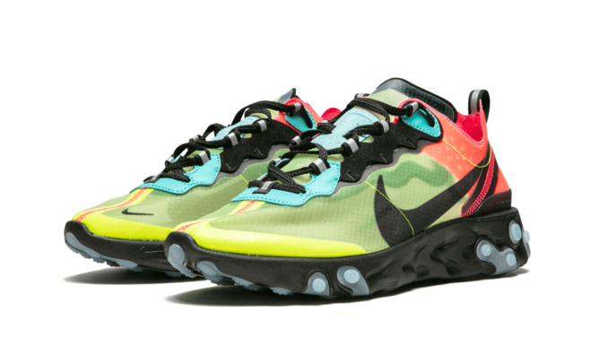 Women's Nike React Element 87 Volt Racer Pink - Discounted Price