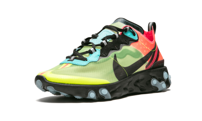 Save On Men's Nike React Element 87 Volt Racer Pink - Discounted Prices