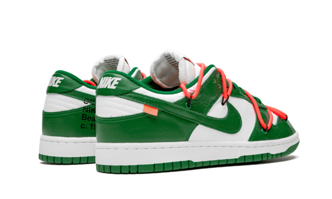 Trendy Women's Nike Dunk Low Off White - Pine Green