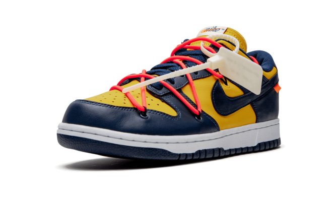 Men's Nike Dunk Low Off White - University Gold On Sale Now