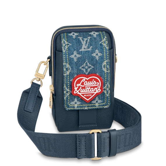 Louis Vuitton Flap Double Phone Pouch for Men's - Buy Now and Enjoy Discount!