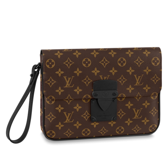 Shop Louis Vuitton S Lock A4 Pouch - Perfect for Men's Fashion