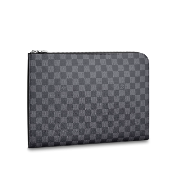 Get the Louis Vuitton POCHETTE JOUR GM Silver color metallic pieces for men's.