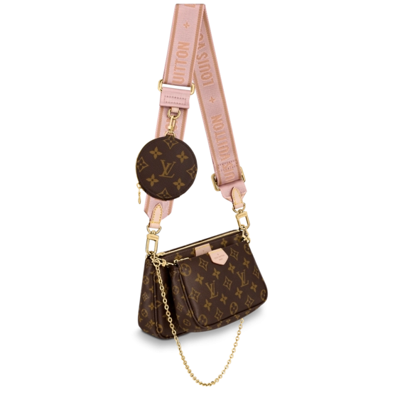 Discounted Women's Luxury Fashion: Louis Vuitton Multi Pochette Accessoires Pink