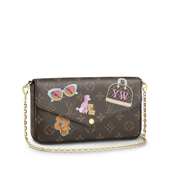 Women's Louis Vuitton Pochette Felicie My LV World Tour â€“ Shop Now and Get Discount!