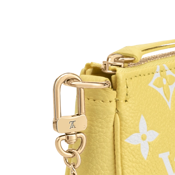 Women's Louis Vuitton Accessory - Mini Pochette Lemon Curd Yellow - Discount Now!