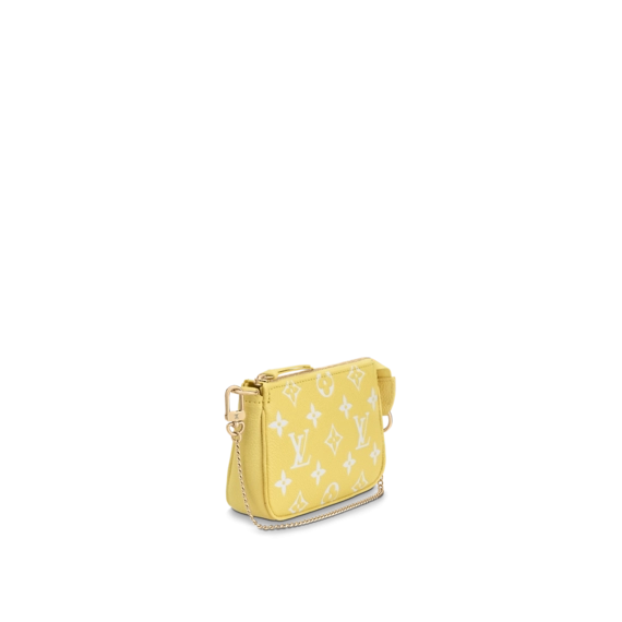 Luxury Women's Accessory - Louis Vuitton Mini Pochette Lemon Curd Yellow - Get Discount!