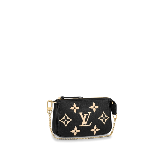 Women's Louis Vuitton Mini Pochette Accessoires Black - Now On Sale!