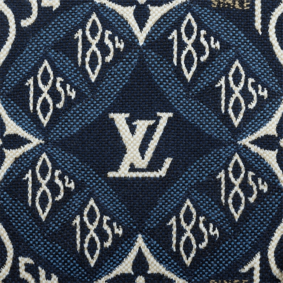 Get the Louis Vuitton Since 1854 Cosmetic Pouch PM Jacquard Blue - Women's - Discounted