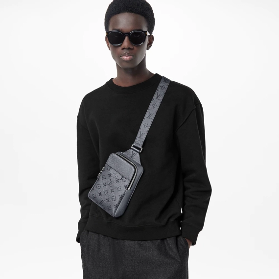 Shop the Stylish Louis Vuitton Outdoor Slingbag Gunmetal Gray for Women