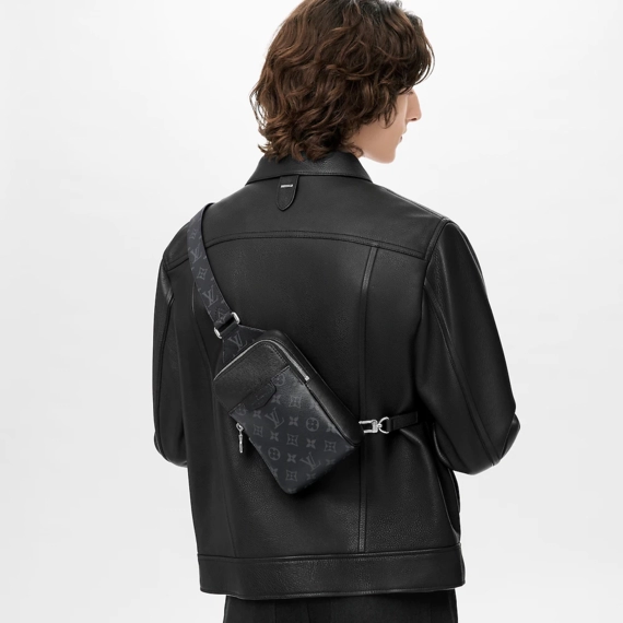 Save on Women's Louis Vuitton Outdoor Slingbag Taigarama Noir Black at Shop