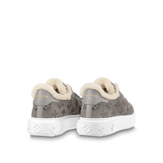 Be Trendy With Women's Louis Vuitton Time Out Sneaker Gray