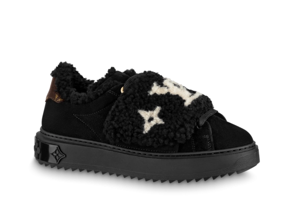 Shop Louis Vuitton Time Out Sneaker Black for Women with Discount