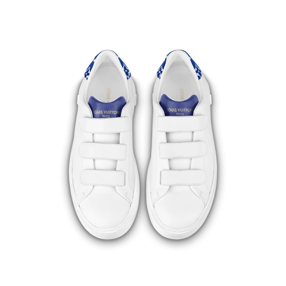 Women's Fashion Essential: Louis Vuitton Time Out Sneaker Blue with Discount!