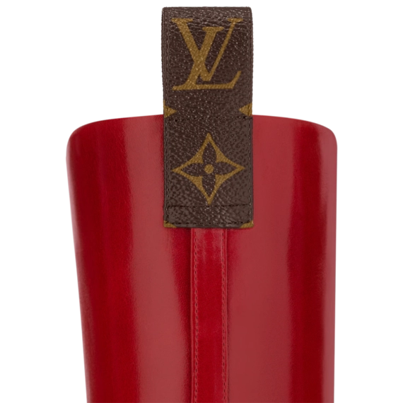 Women's Red Louis Vuitton Donna High Boot - Sale Now!