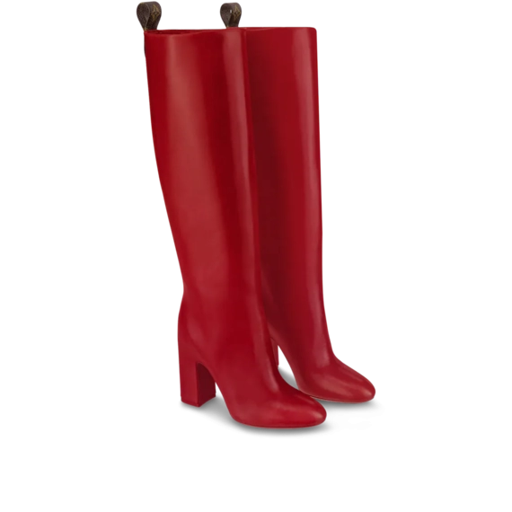 Shop Women's Red Louis Vuitton Donna High Boot - Sale!