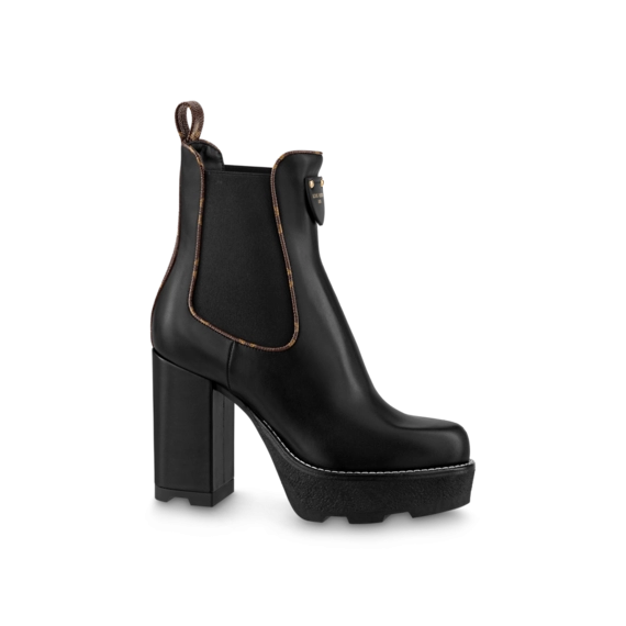 Buy Lv Beaubourg Ankle Boot Black for Women's