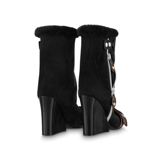Get the Designer Look with Louis Vuitton Patti Wedge Half Boot for Women