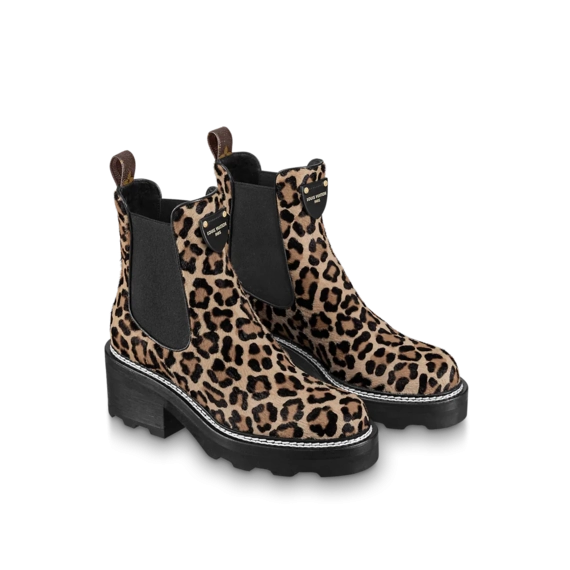 Discount Designer Shoes - Lv Beaubourg Ankle Boot for Women!
