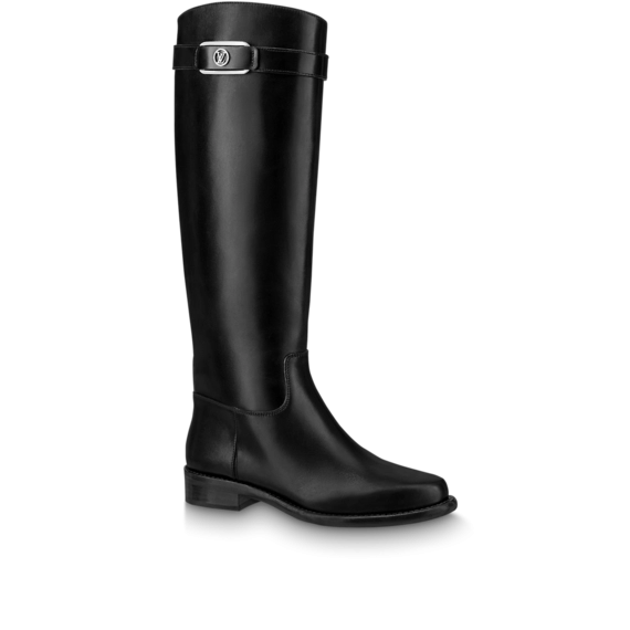 Get the Louis Vuitton Westside Flat High Boot Black for Women's Sale!