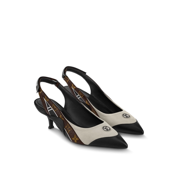 Look Good and Feel Good with the Louis Vuitton Archlight Slingback Pump - Women's Shoes with Discount
