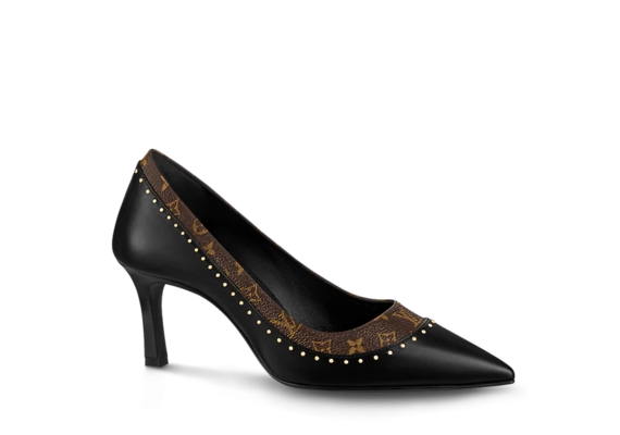 Shop Louis Vuitton Signature Pump Black for Women's on Sale