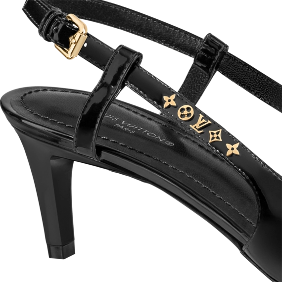 Women's Fashion: Louis Vuitton Signature Slingback Pump Black