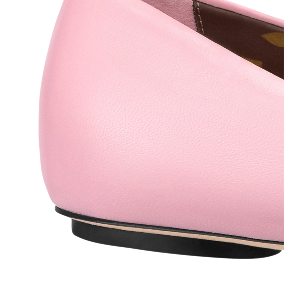 Fashionable Louis Vuitton Popi Flat Ballerina Rose Clair Pink for Women - Get Discount!