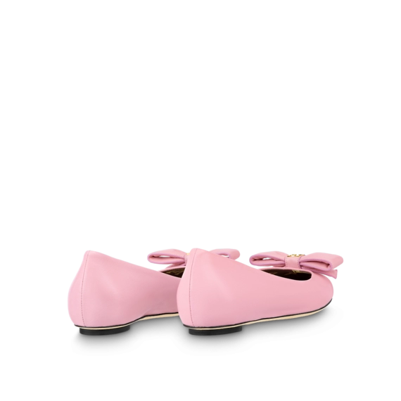 Elegant Louis Vuitton Popi Flat Ballerina Rose Clair Pink for Women - Get Discount!