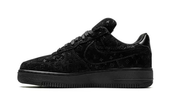 Women's Shoes - Louis Vuitton AIR FORCE 1 Low Virgil Abloh - Black/Black - Sale Now On!