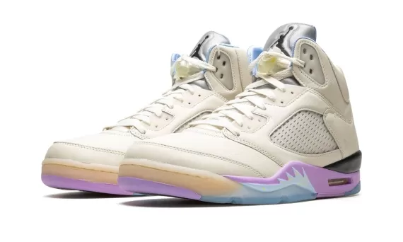 Stylish Men's Air Jordan 5 Retro We The Best - Sail, Shop Now!