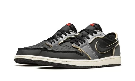 Men's Air Jordan 1 Low OG EX - Dark Smoke Grey - On Sale Now!