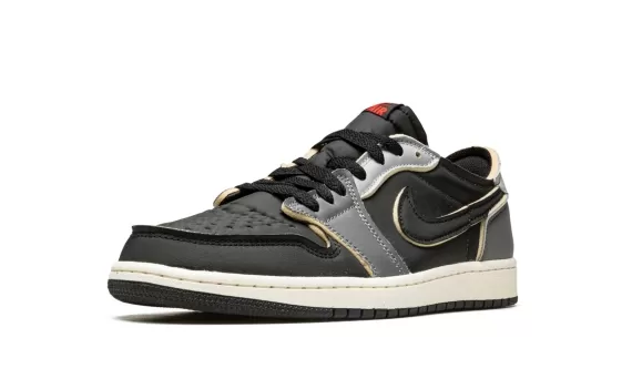 Women's Air Jordan 1 Low OG EX - Sale On Dark Smoke Grey - Don't Miss Out!