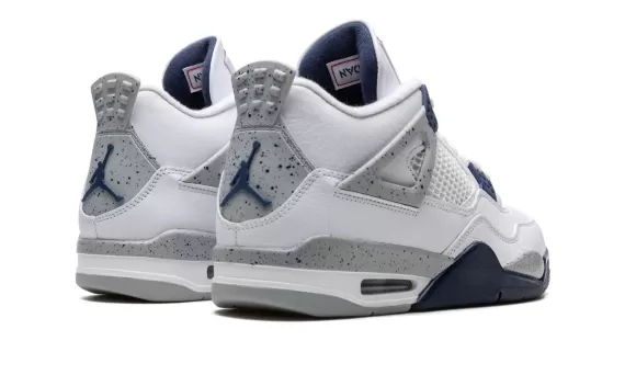 Men's Air Jordan 4 - Midnight Navy - Discounted Price!