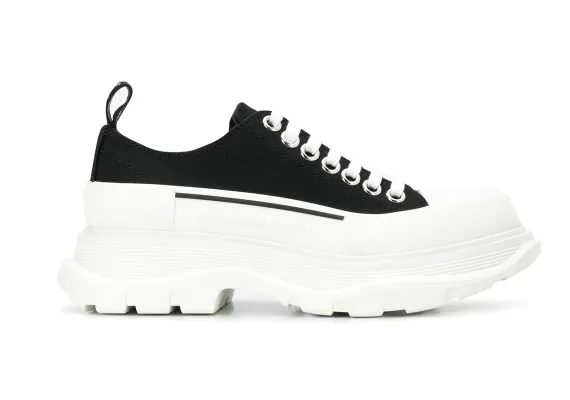 Women's Alexander McQueen Low-Top Flatform Sneakers - Black - On Sale Now at the Online Shop!