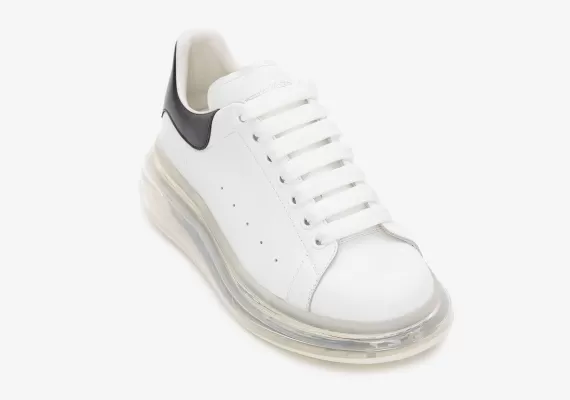 Buy Women's Alexander McQueen Transparent Oversized Sole White/Black