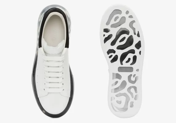 Men's Fashion - Alexander McQueen Transparent Degrade Oversized Sole White/black