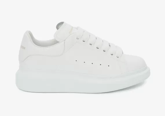 Shop Women's Alexander McQueen Oversized Sneaker White at Sale Discount