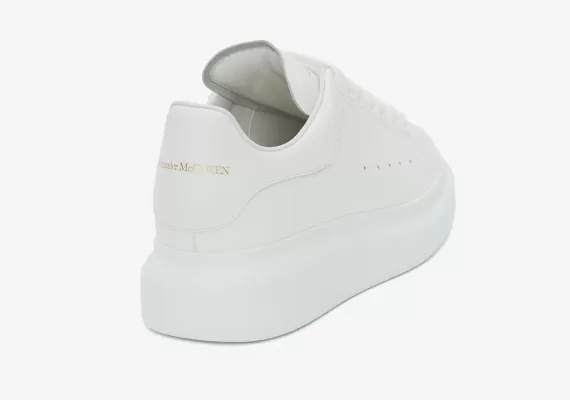 Discounted Men's Oversized Alexander McQueen White Sneaker