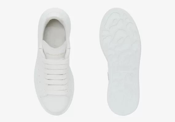 Men's White Alexander McQueen Oversized Sneaker - On Sale Now!