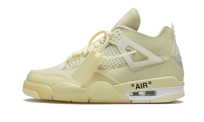 Air Jordan 4 SP Off-White - Sail for Men's - Get Discount Now!