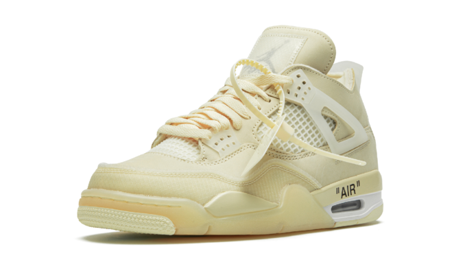 Women's Air Jordan 4 SP Off-White - Sail - Get It Now