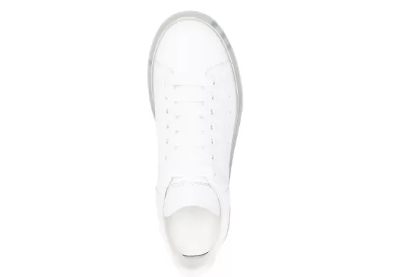 Discounted Women's Alexander McQueen Transparent Oversized Sole White Available Now
