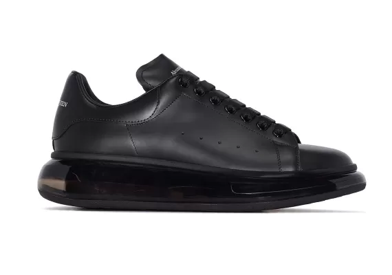 Shop Alexander McQueen Transparent Oversized Sole Black for Men