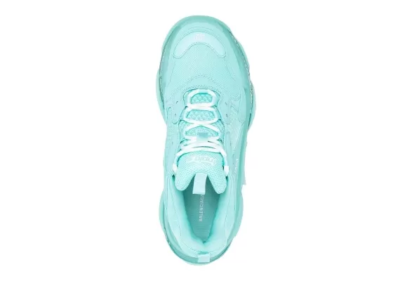 Grab Your Women's Balenciaga Triple S Turquoise Sneakers Now - On Sale!