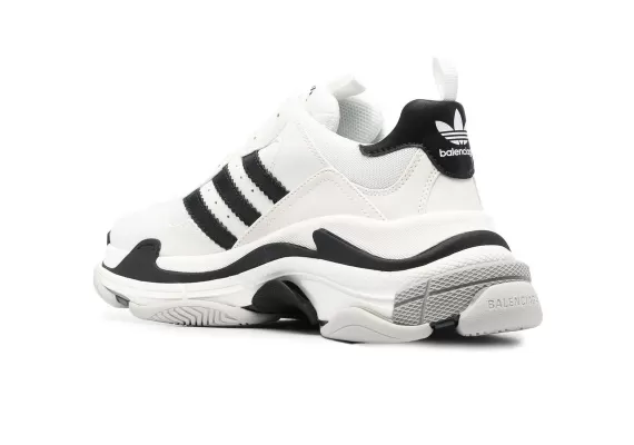 Women's Balenciaga x Adidas Triple S Sneakers - White/Black/Grey - Get Yours Now!