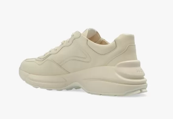 Shop Gucci x Pablo Delcielo Rhyton Cream Sneakers for Women - Get Discount!