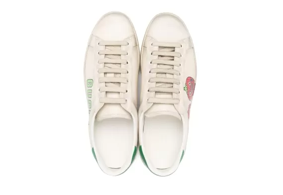 Discounted Gucci x Off-white New Ace Graphic-Print Sneakers - Men's Collection