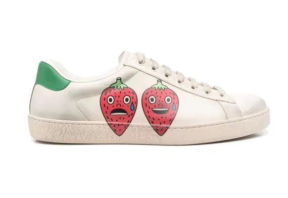 Women's Gucci x Off-white New Ace Graphic-Print Sneakers - Get a Discount Now!
