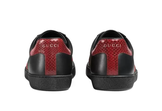 Men's Gucci Ace Embroidered Sneakers Black - Get a Great Deal Now!